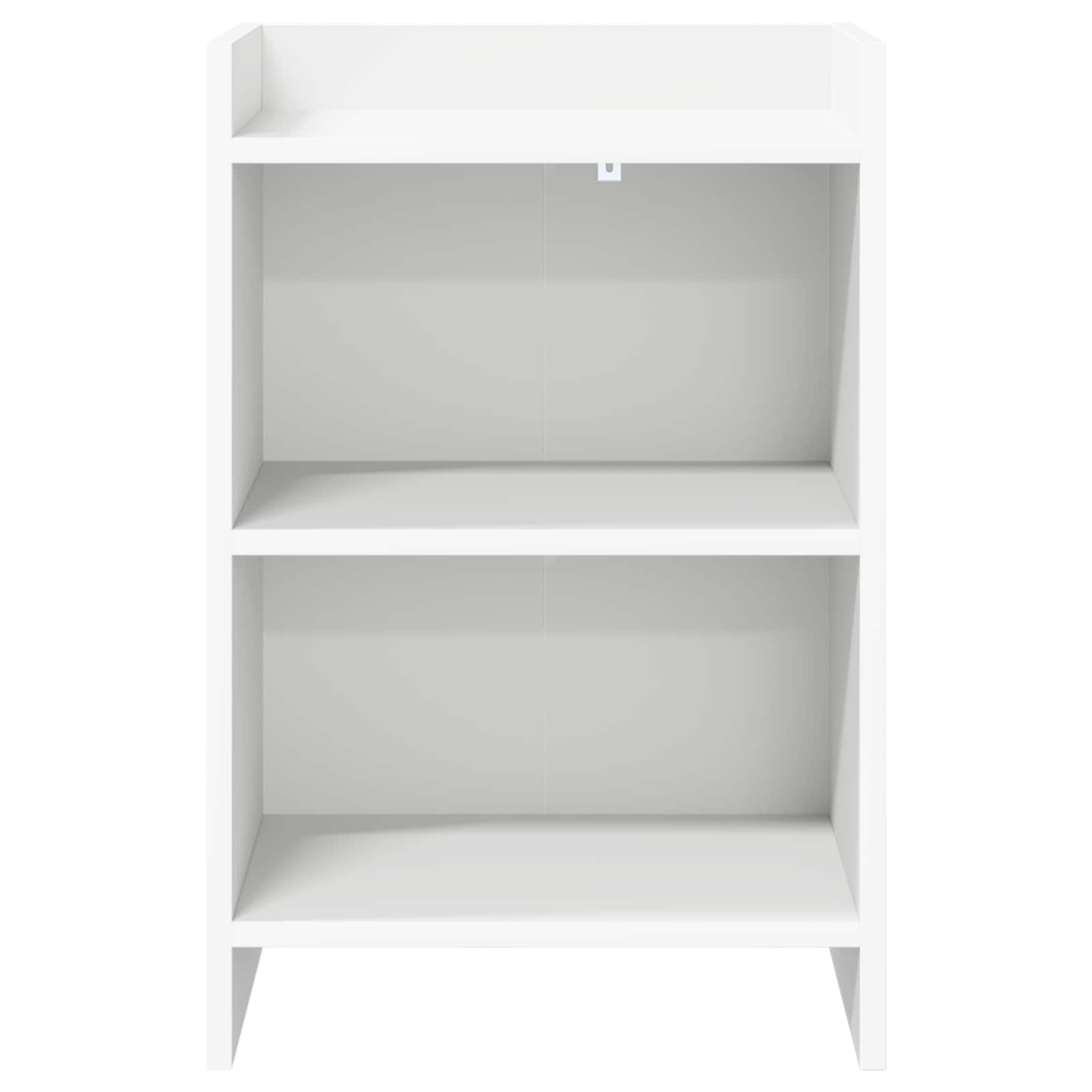vidaXL Bedside Tables 2 pcs White 40 x 30 x 60 cm Engineered Wood 3
