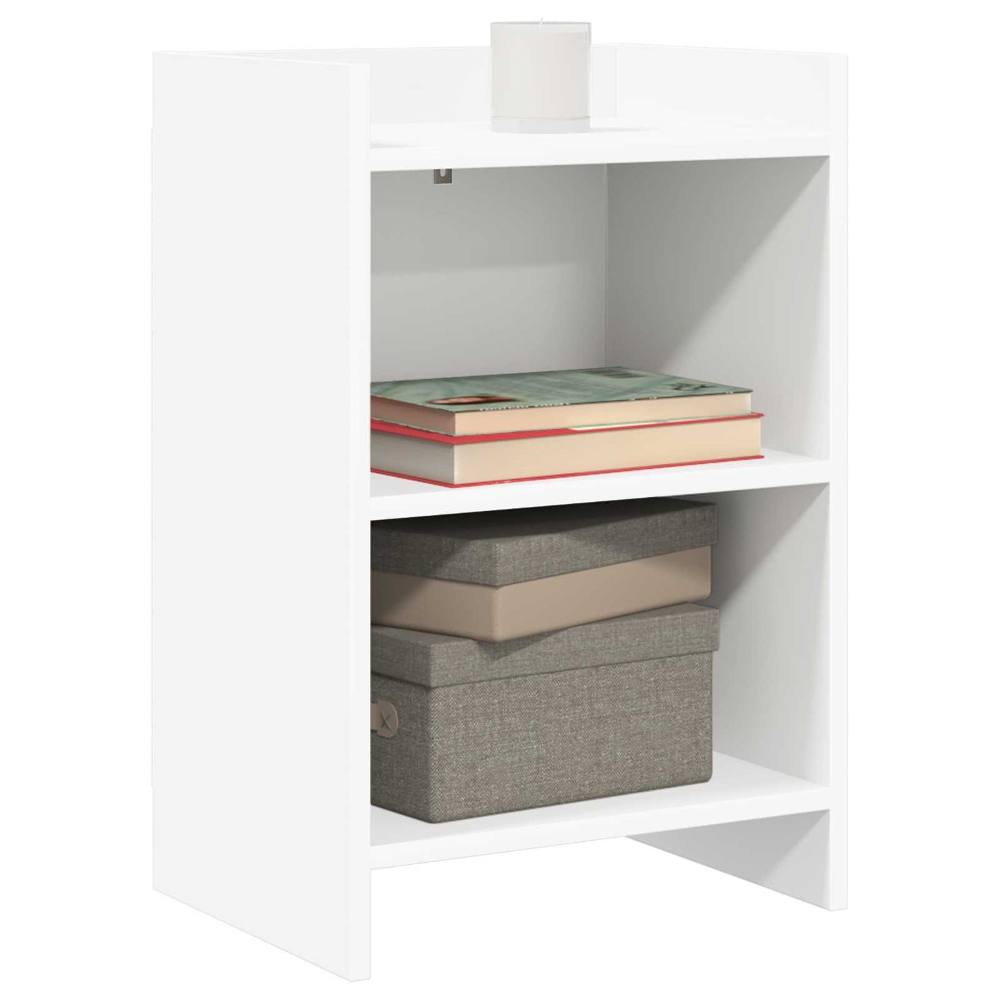 vidaXL Bedside Tables 2 pcs White 40 x 30 x 60 cm Engineered Wood 2