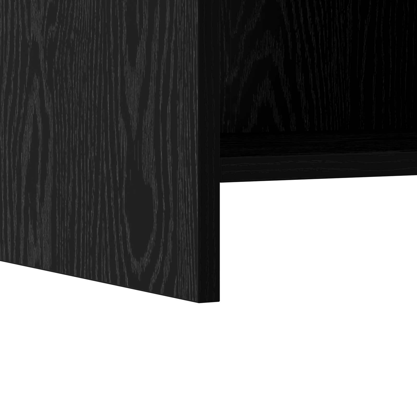 vidaXL Bedside Tables 2 pcs Black Oak 40 x 30 x 60 cm Engineered Wood 4