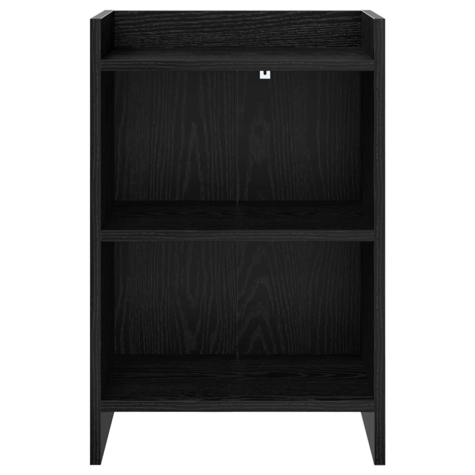 vidaXL Bedside Tables 2 pcs Black Oak 40 x 30 x 60 cm Engineered Wood 3