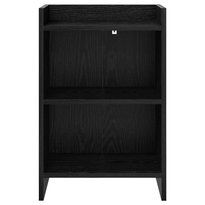 vidaXL Bedside Tables 2 pcs Black Oak 40 x 30 x 60 cm Engineered Wood 3