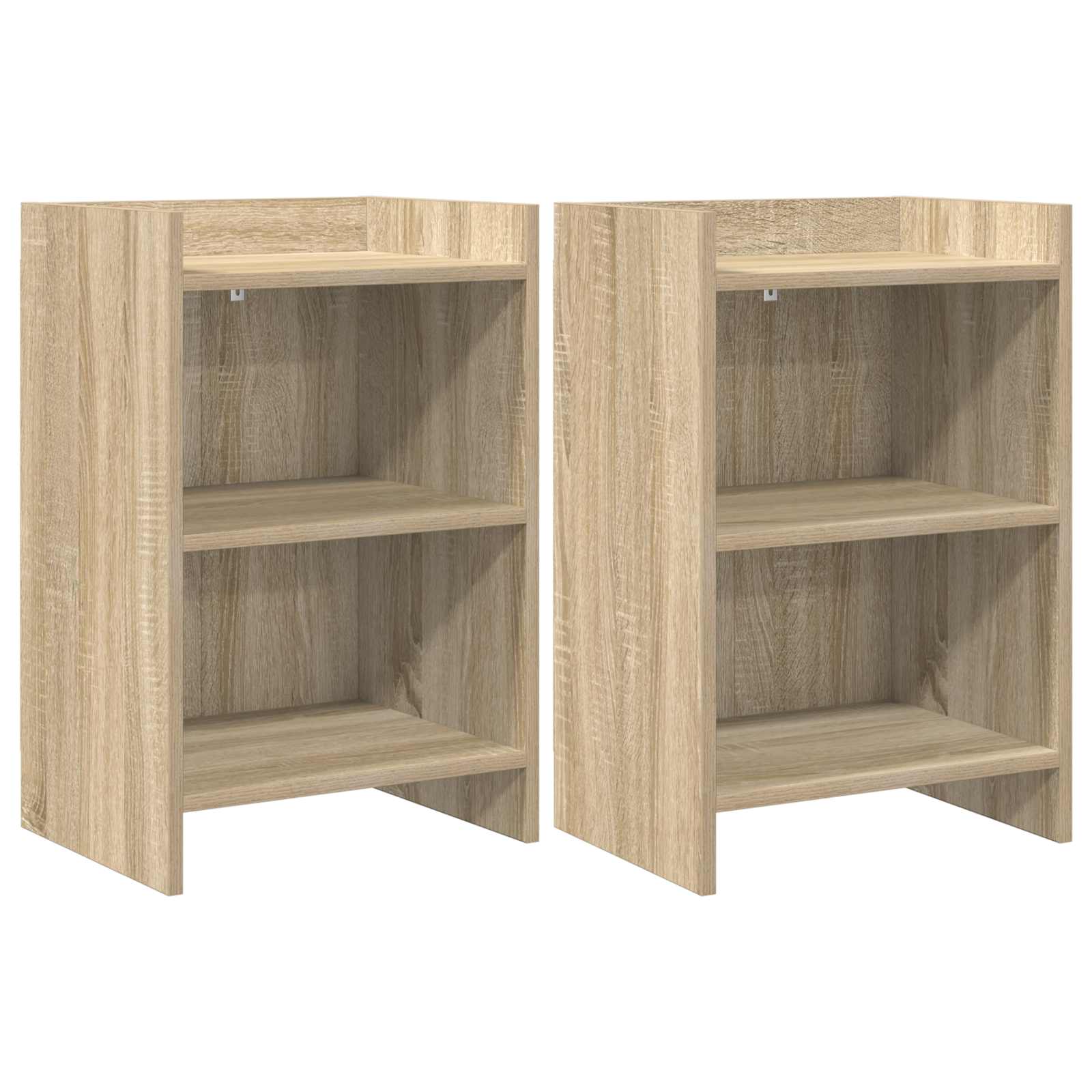 vidaXL Bedside Tables 2 pcs Sonoma Oak 40 x 30 x 60 cm Engineered Wood 1