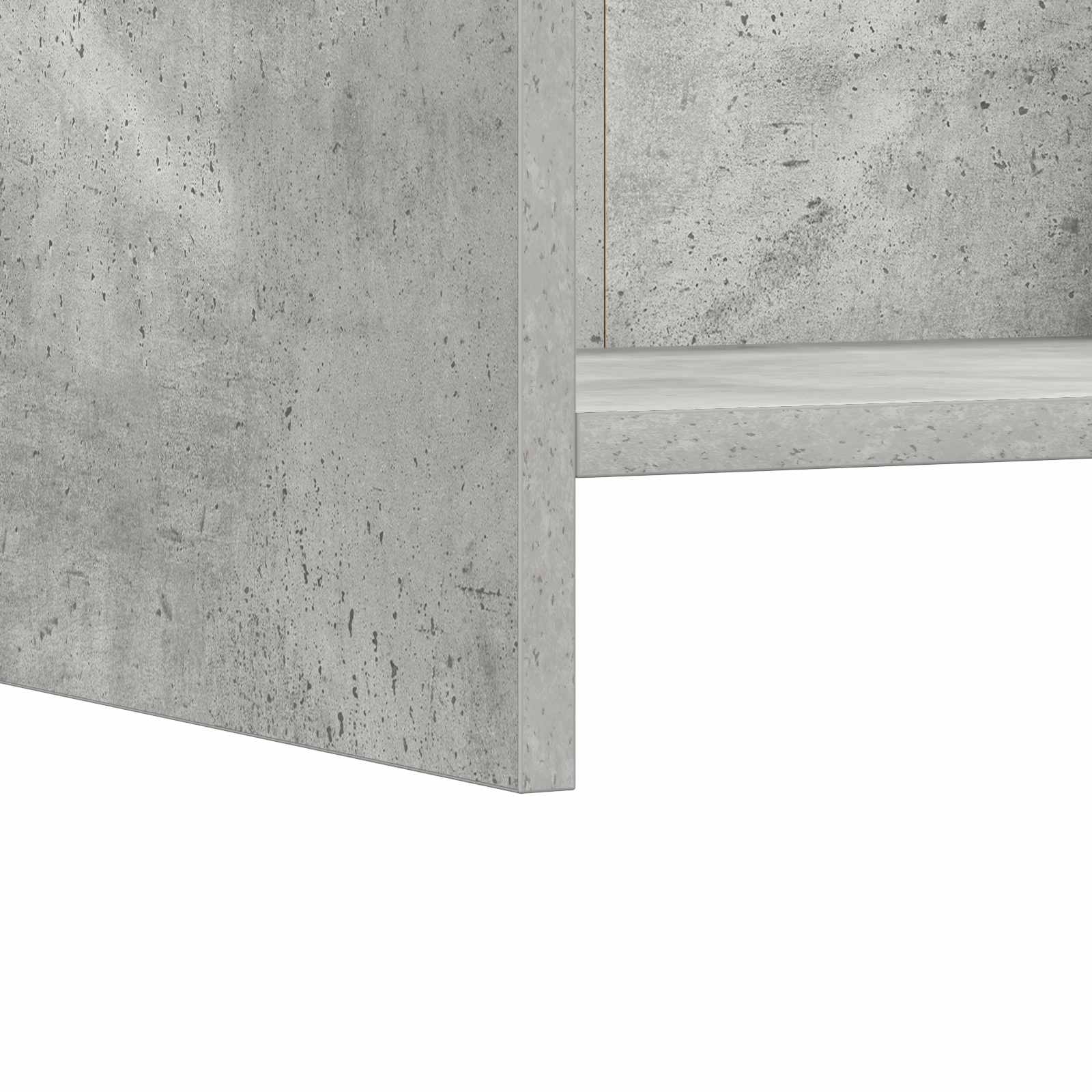 vidaXL Bedside Tables 2 pcs Concrete Grey 40 x 30 x 60 cm 4