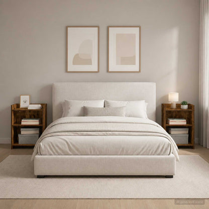 Bedside Tables 40 x 30 x 60 cm Engineered Wood Smoked oak