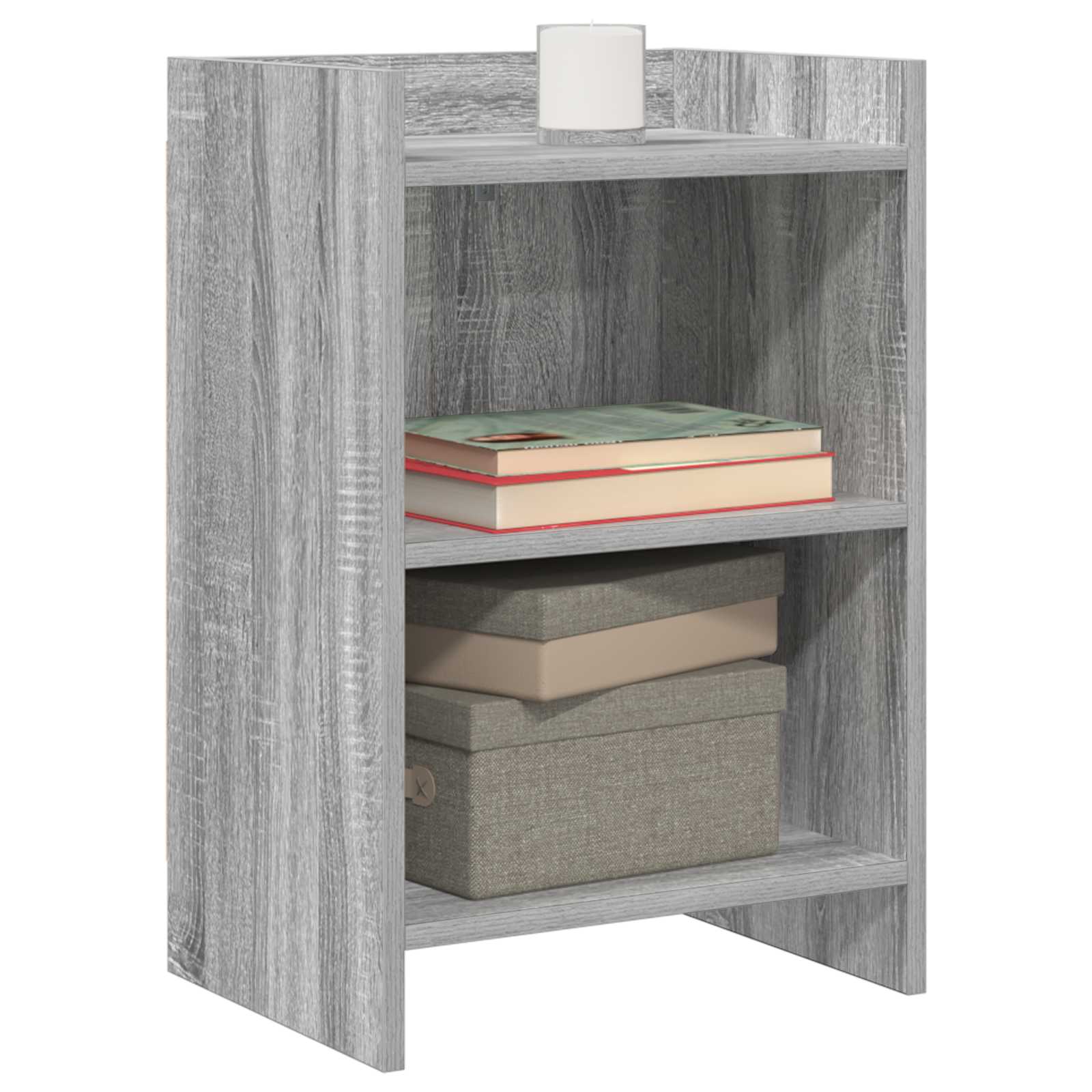 vidaXL Bedside Tables 2 pcs Grey Sonoma 40 x 30 x 60 cm 2