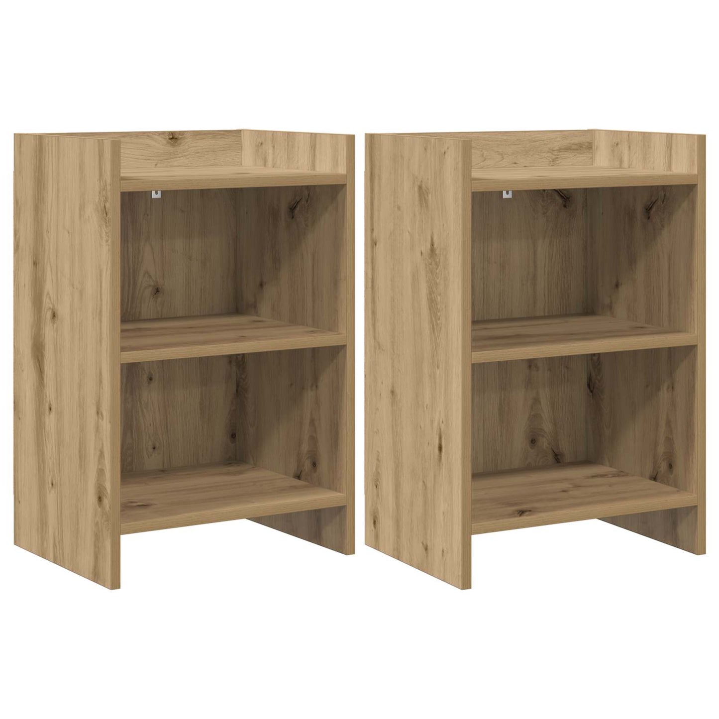 vidaXL Bedside Tables 2 pcs Artisan Oak 40 x 30 x 60 cm 1