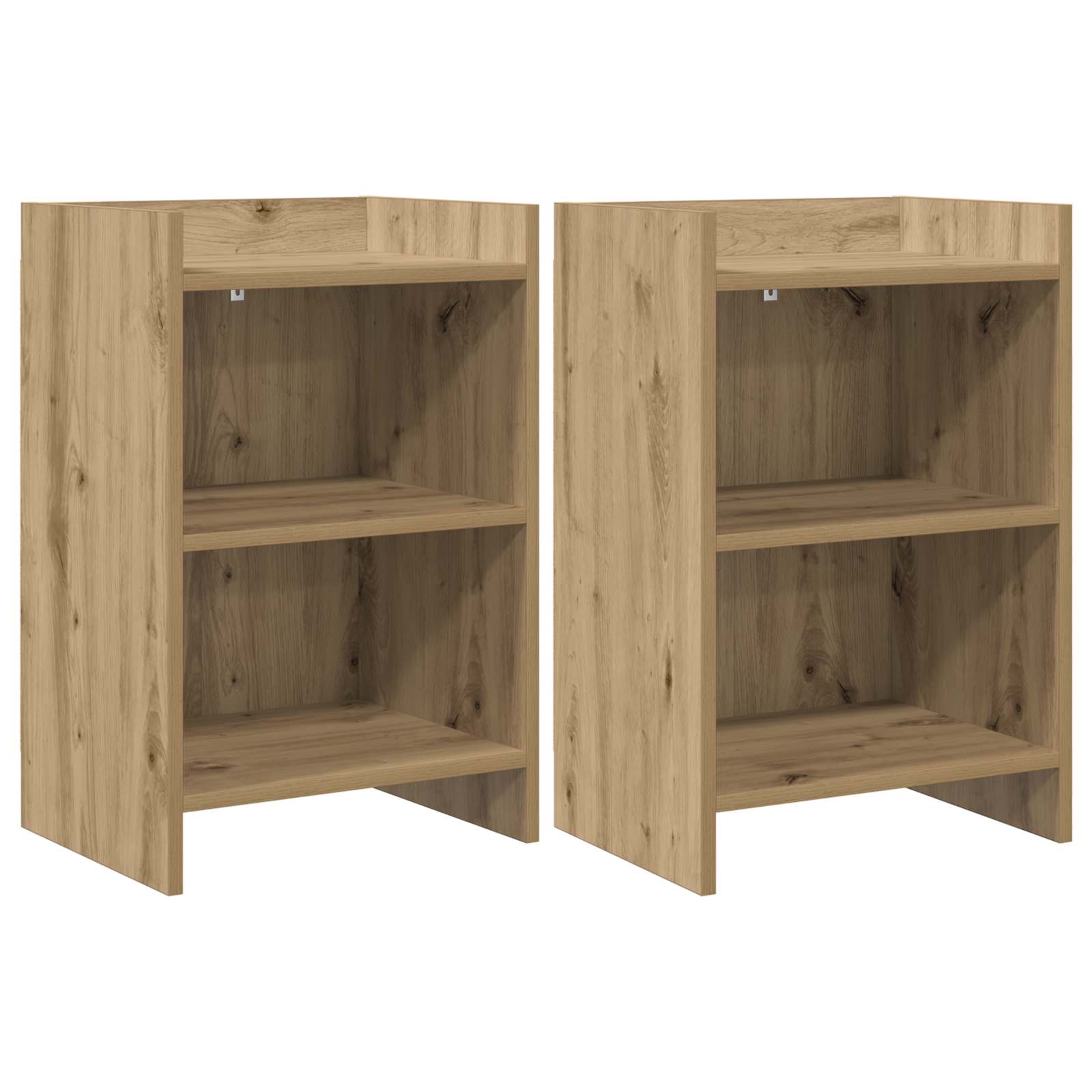vidaXL Bedside Tables 2 pcs Artisan Oak 40 x 30 x 60 cm 1
