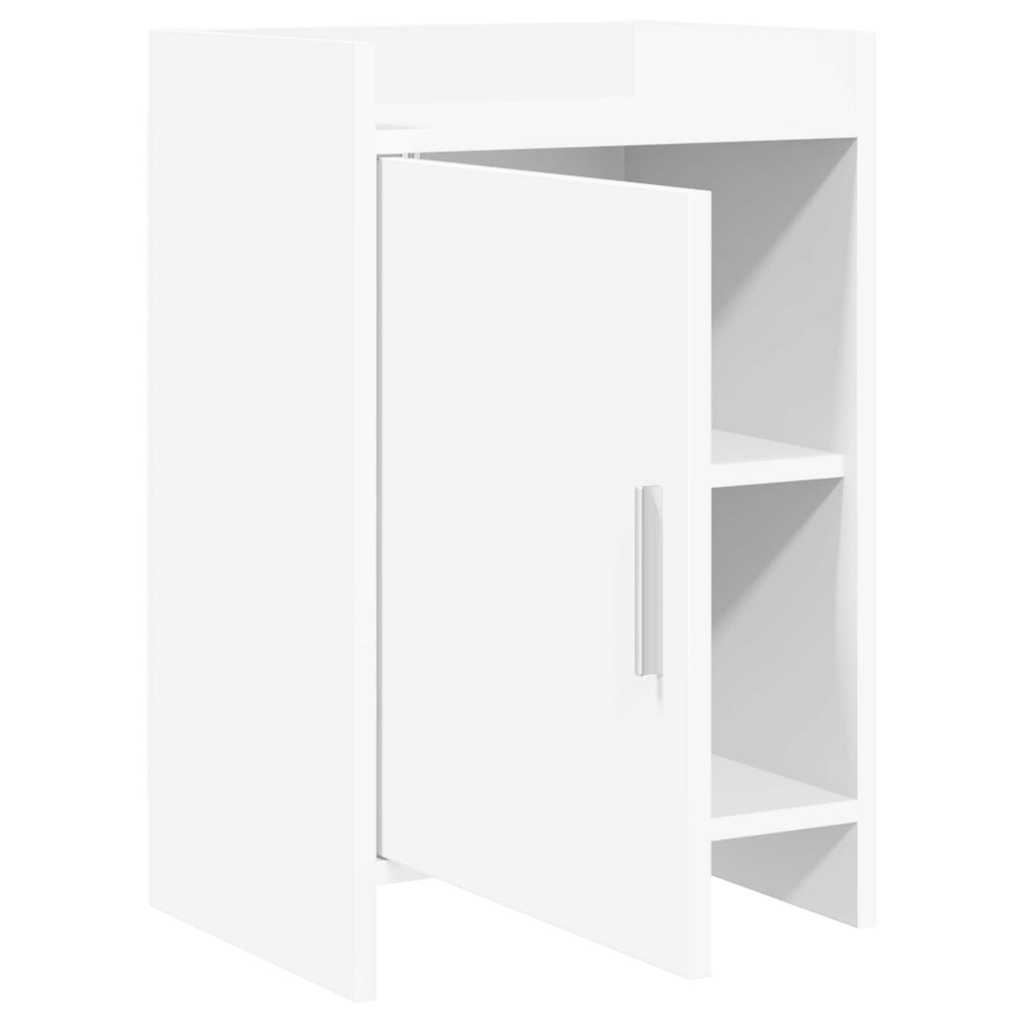 vidaXL Bedside Tables 2 pcs White 40 x 30 x 60 cm Engineered Wood 3