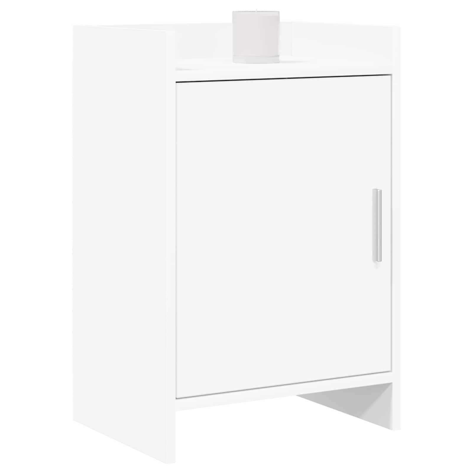 vidaXL Bedside Tables 2 pcs White 40 x 30 x 60 cm Engineered Wood 2