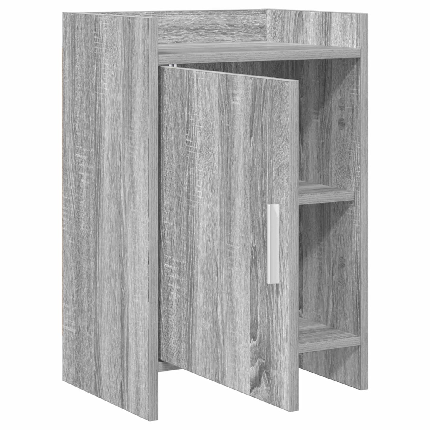 vidaXL Bedside Tables 2 pcs Grey Sonoma 40 x 30 x 60 cm 3