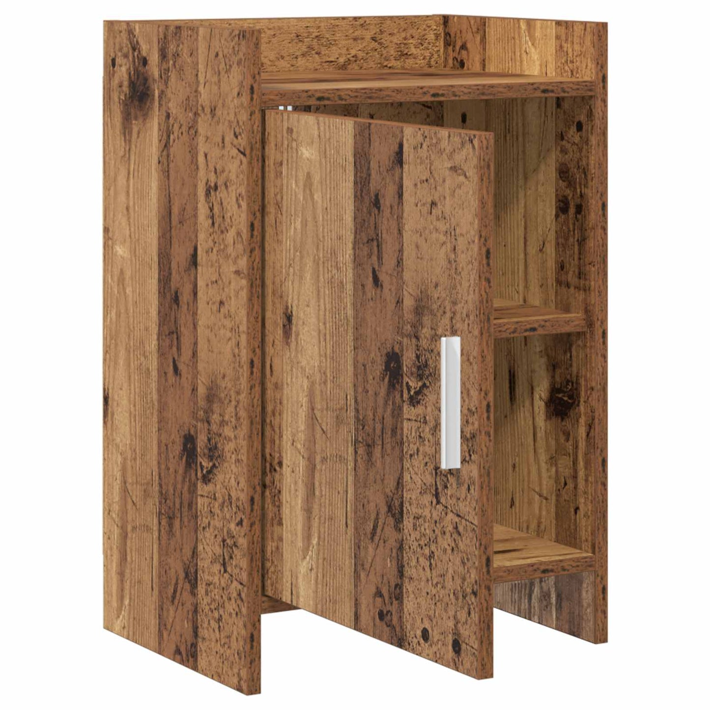 vidaXL Bedside Tables 2 pcs Old Wood 40 x 30 x 60 cm Engineered Wood 3