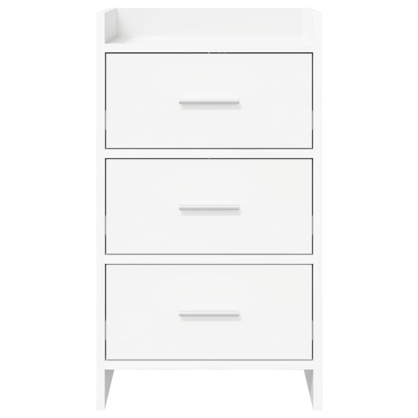 vidaXL Bedside Tables White 40 x 36 x 70 cm Engineered Wood 4