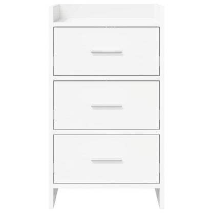 vidaXL Bedside Tables White 40 x 36 x 70 cm Engineered Wood 4