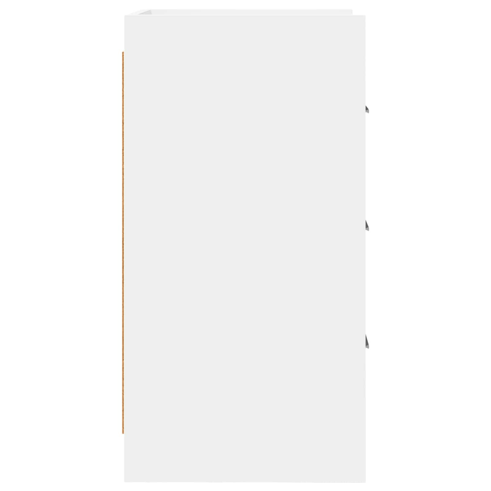 vidaXL Bedside Tables White 40 x 36 x 70 cm Engineered Wood 5