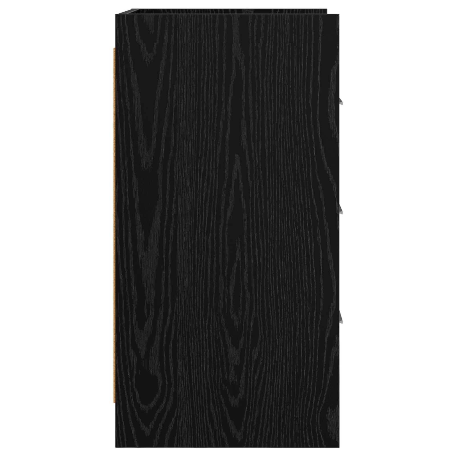 vidaXL Bedside Tables Black Oak 40 x 36 x 70 cm Engineered Wood 5