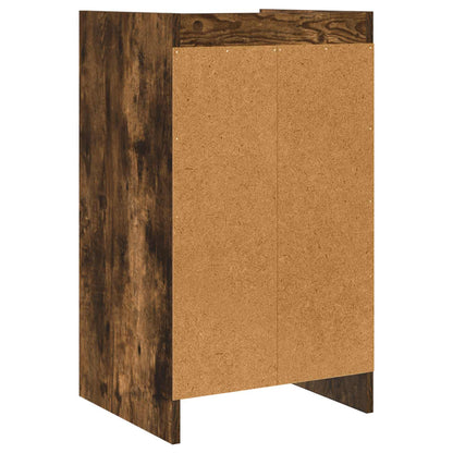 vidaXL Bedside Tables Smoked Oak 40 x 36 x 70 cm Engineered Wood 6