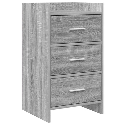 vidaXL Bedside Tables Grey Sonoma 40 x 36 x 70 cm Engineered Wood 1