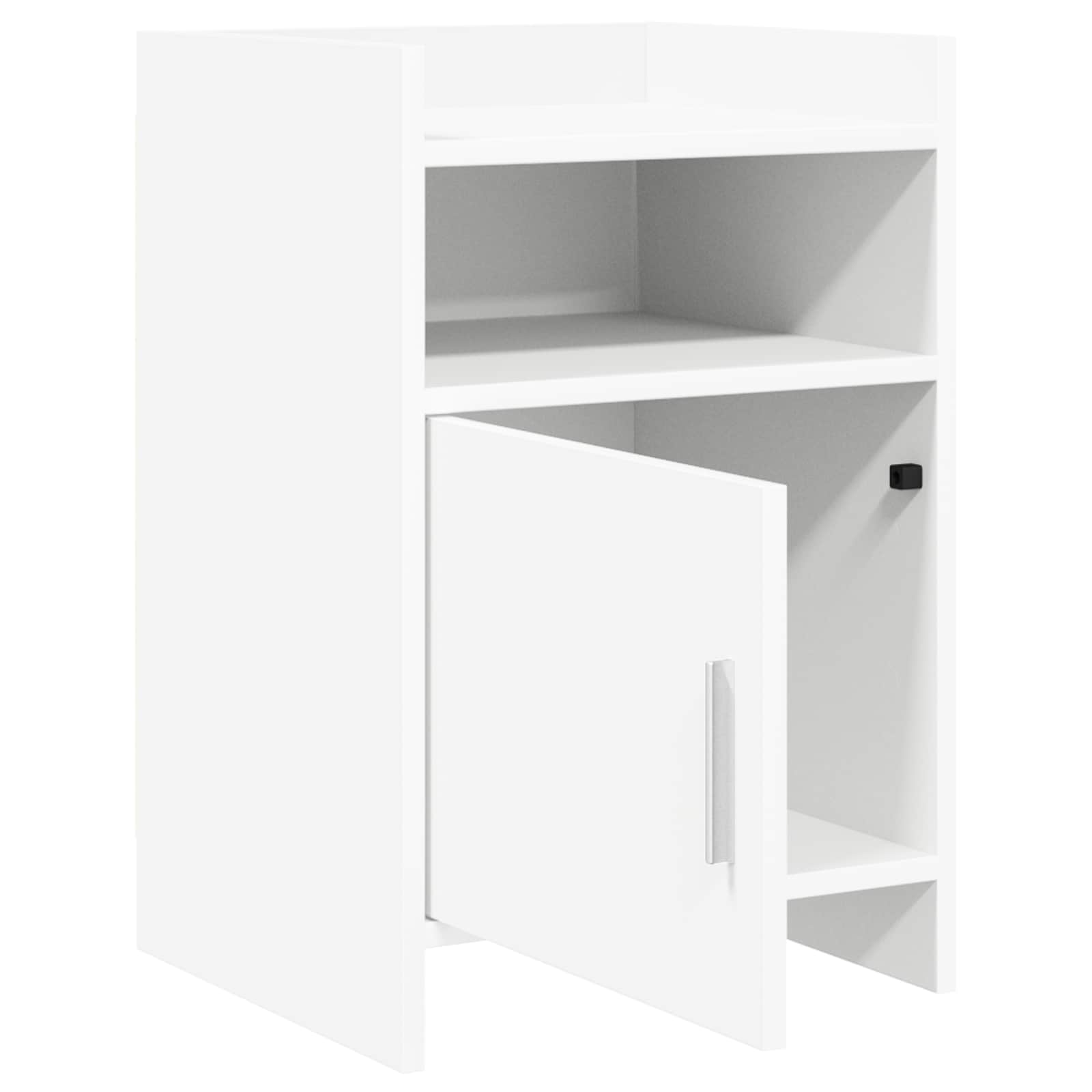 vidaXL Bedside Tables 2 pcs White 40 x 36 x 60 cm Engineered Wood 3