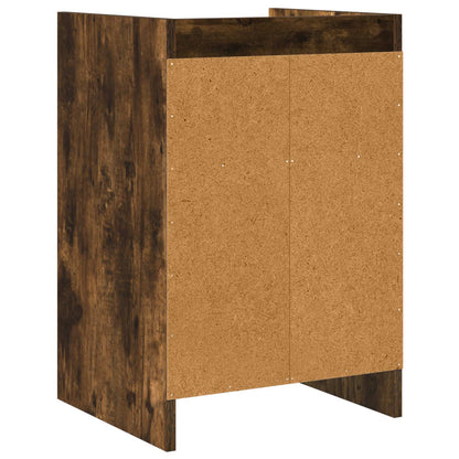 vidaXL Bedside Tables 2 pcs Smoked Oak 40 x 36 x 60 cm Engineered Wood 6