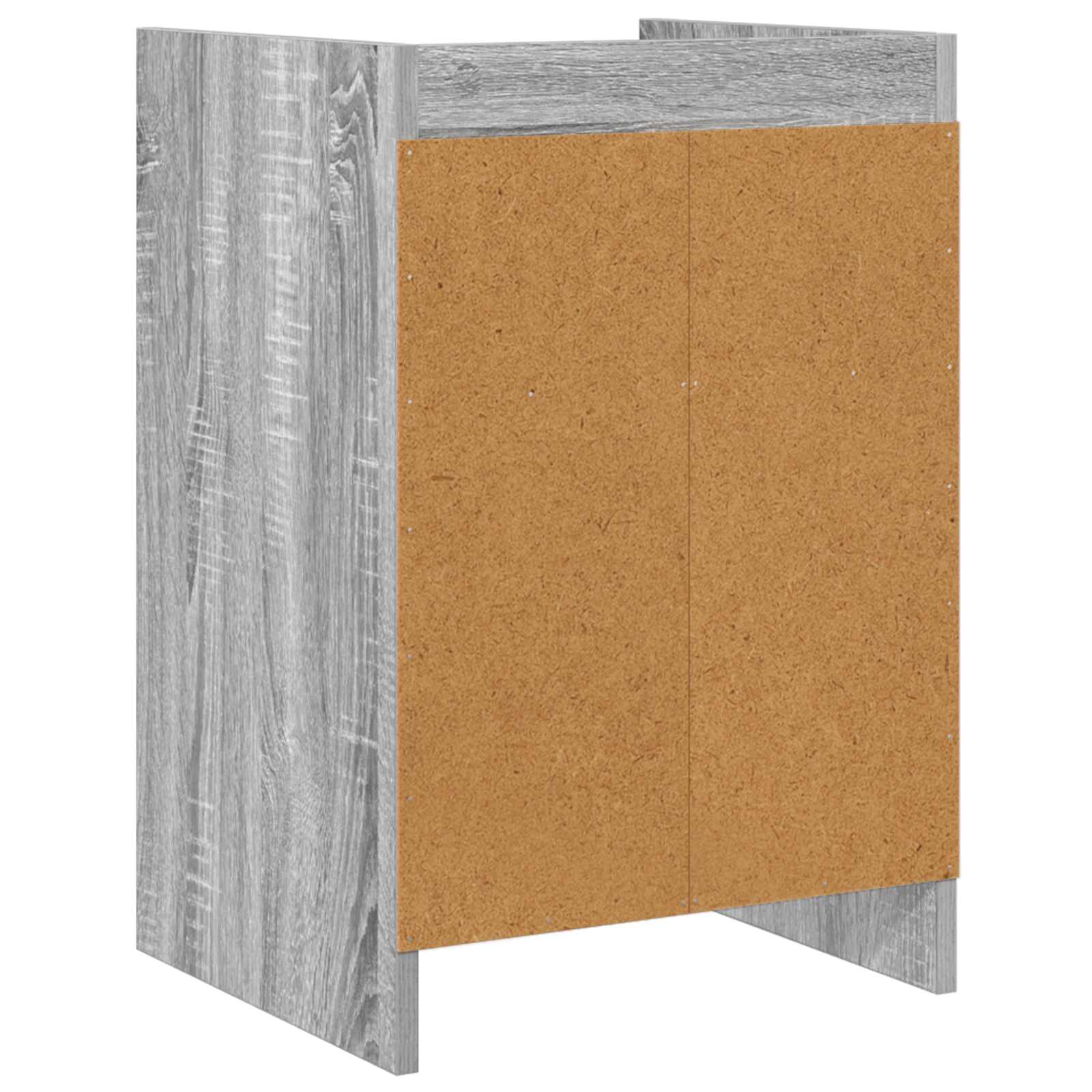 vidaXL Bedside Tables 2 pcs Grey Sonoma 40 x 36 x 60 cm 6