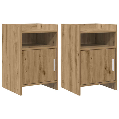 vidaXL Bedside Tables 2 pcs Artisan Oak 40 x 36 x 60 cm 1