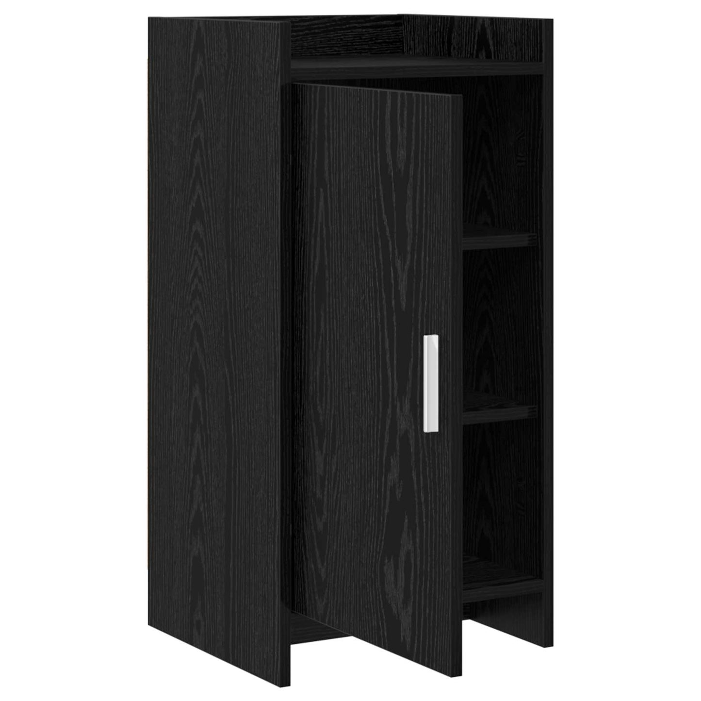 vidaXL Sideboard Black Oak 40 x 36 x 80 cm Engineered Wood 4