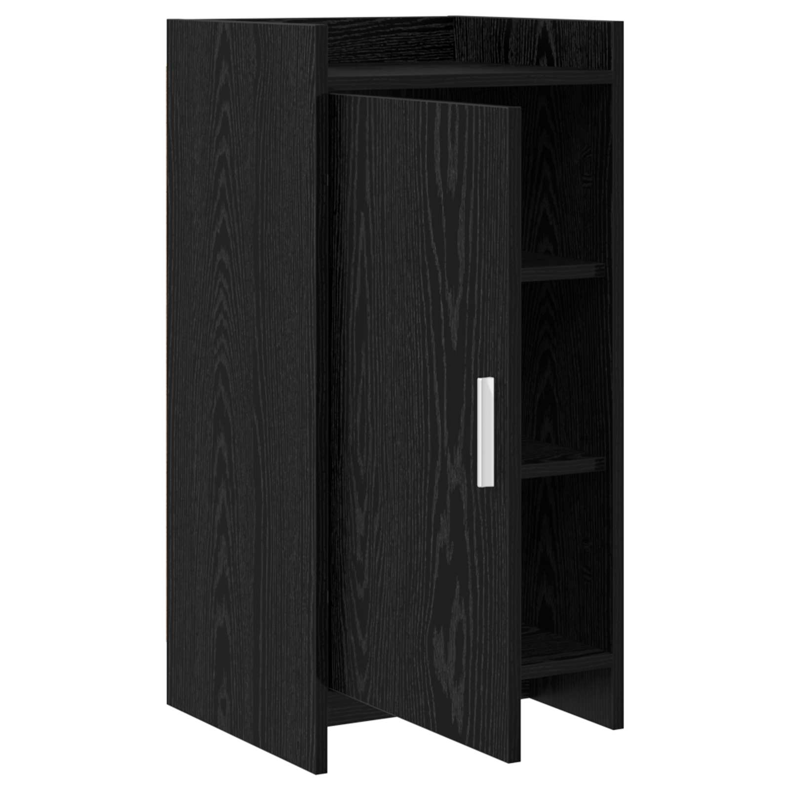 vidaXL Sideboard Black Oak 40 x 36 x 80 cm Engineered Wood 4