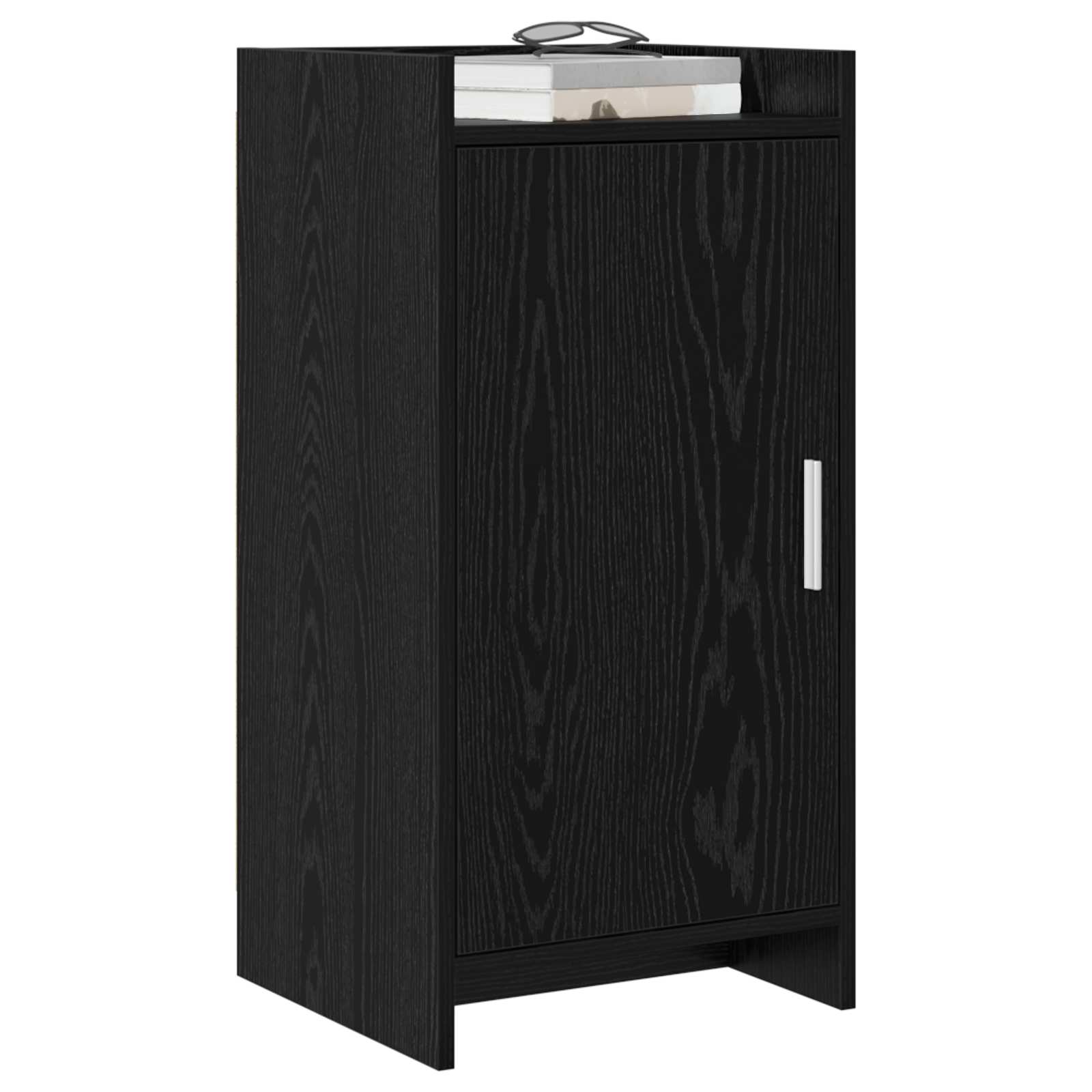 vidaXL Sideboard Black Oak 40 x 36 x 80 cm Engineered Wood 3