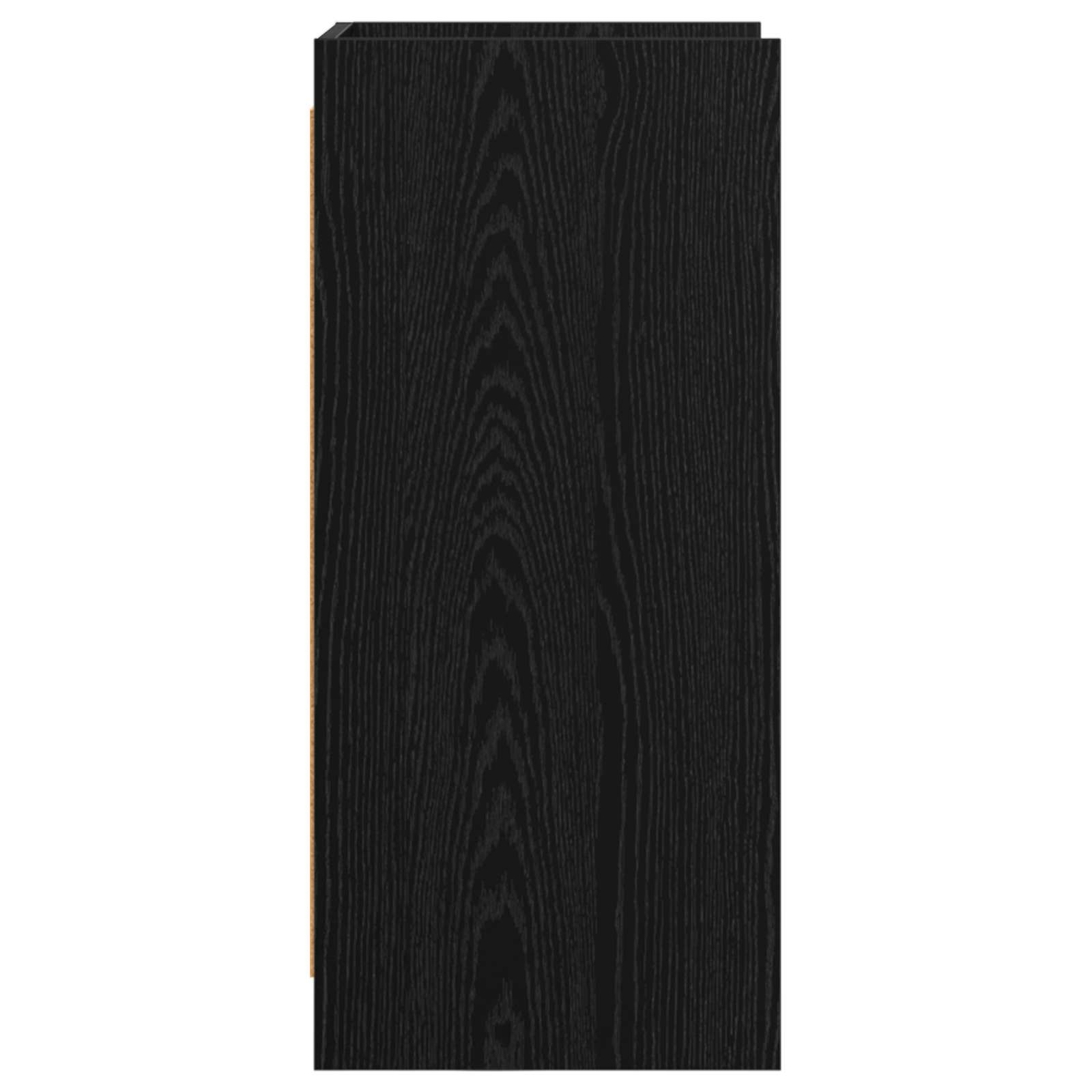 vidaXL Sideboard Black Oak 40 x 36 x 80 cm Engineered Wood 6