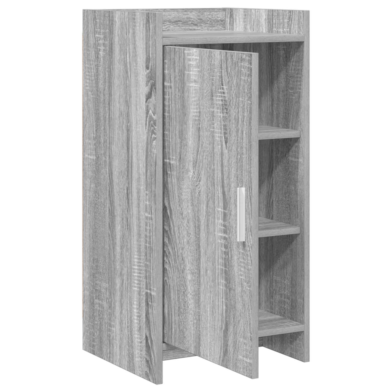 vidaXL Sideboard Grey Sonoma 40 x 36 x 80 cm Engineered Wood 4