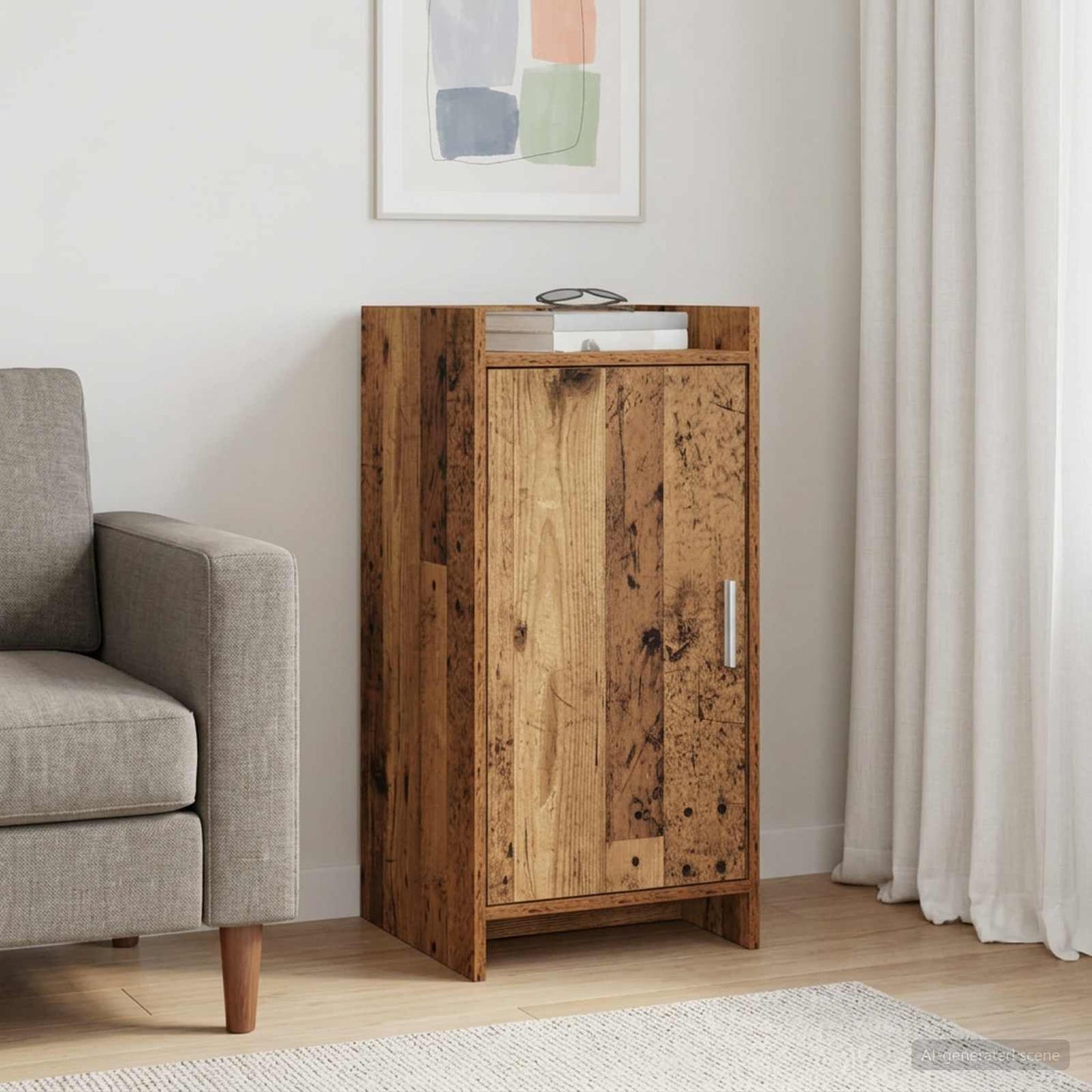 vidaXL Sideboard Old Wood 40 x 36 x 80 cm Engineered Wood 1