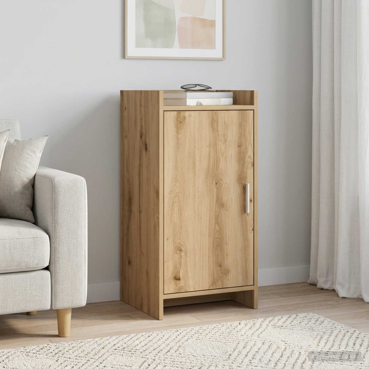 vidaXL Sideboard Artisan Oak 40 x 36 x 80 cm Engineered Wood 1