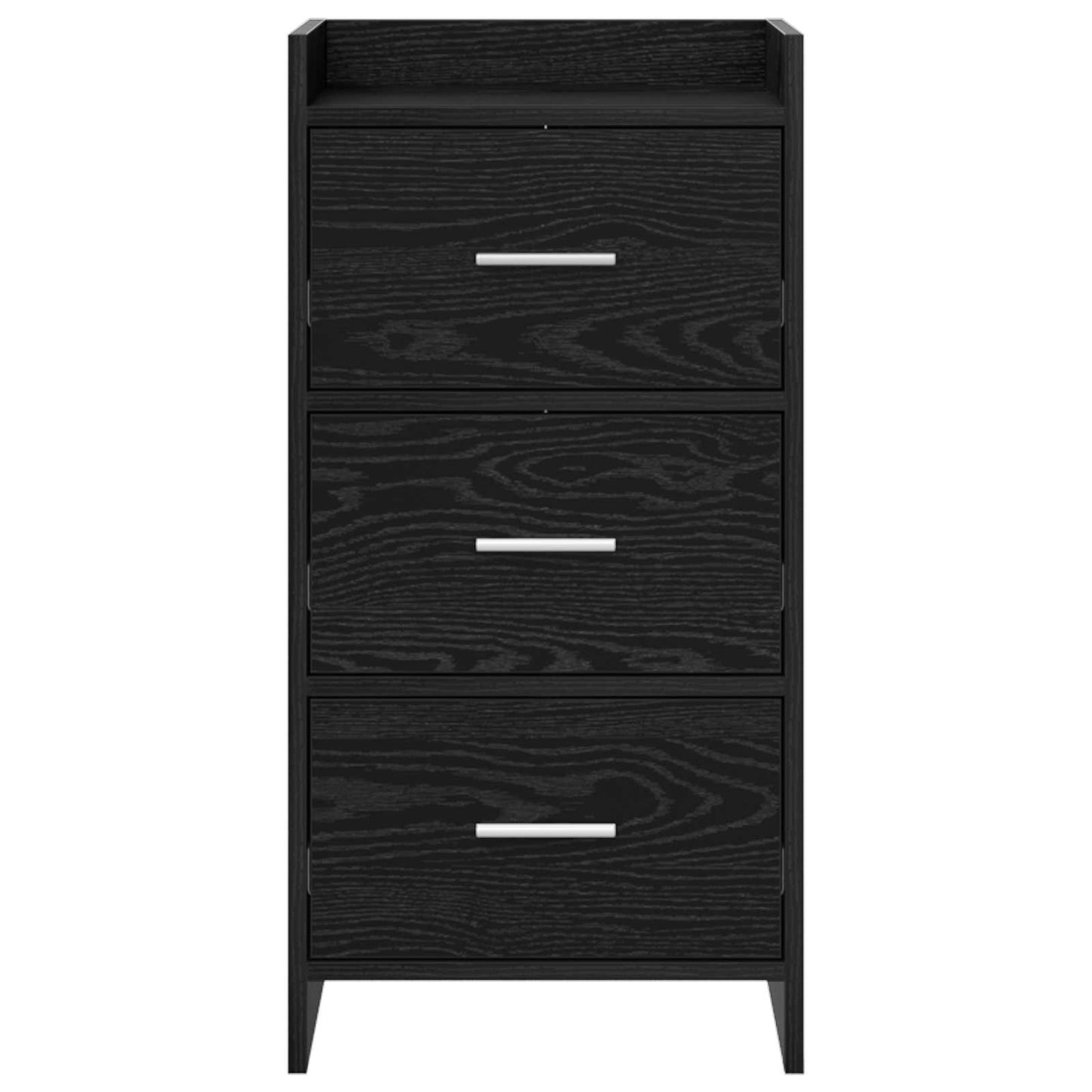 vidaXL Sideboard Black Oak 40 x 36 x 80 cm Engineered Wood 5