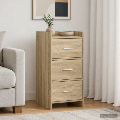 Sideboard 40 x 36 x 80 cm Engineered Wood Sonoma oak