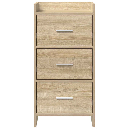 vidaXL Sideboard Sonoma Oak 40 x 36 x 80 cm Engineered Wood 4