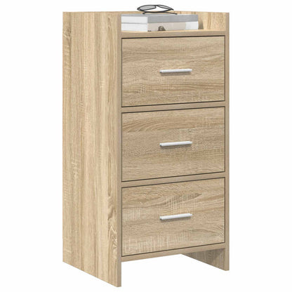 vidaXL Sideboard Sonoma Oak 40 x 36 x 80 cm Engineered Wood 2