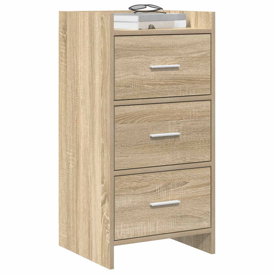 vidaXL Sideboard Sonoma Oak 40 x 36 x 80 cm Engineered Wood 2