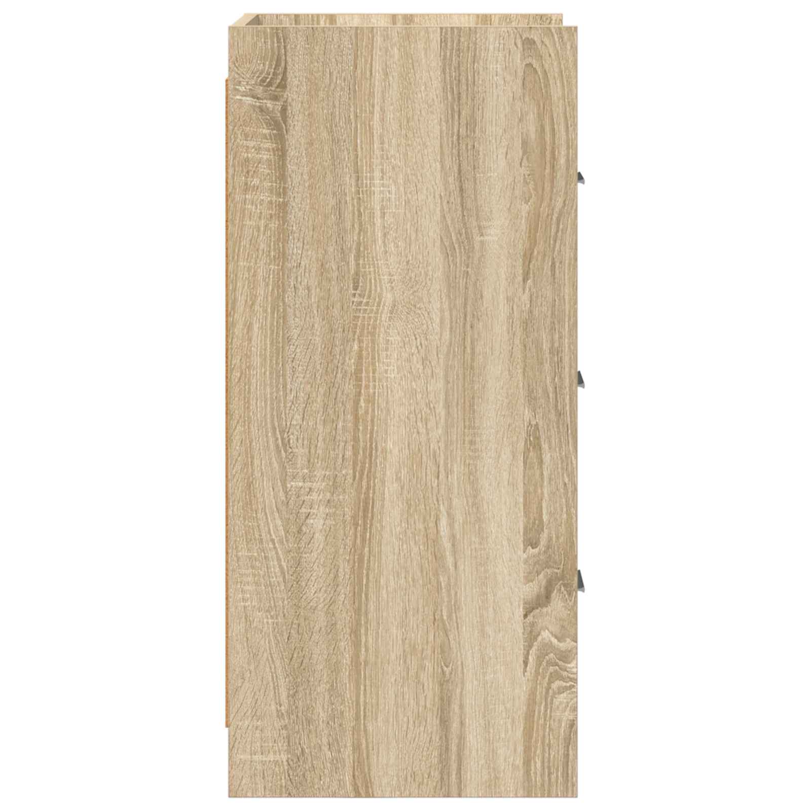 vidaXL Sideboard Sonoma Oak 40 x 36 x 80 cm Engineered Wood 5