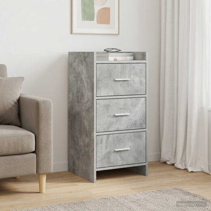 vidaXL Sideboard Concrete Grey 40 x 36 x 80 cm Engineered Wood 1