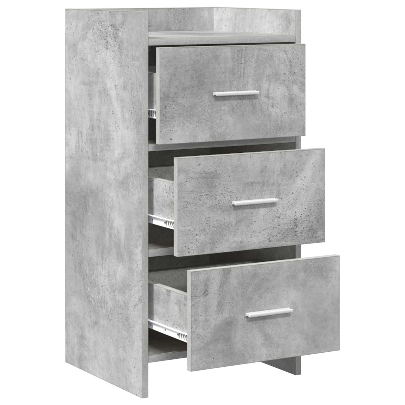 vidaXL Sideboard Concrete Grey 40 x 36 x 80 cm Engineered Wood 4
