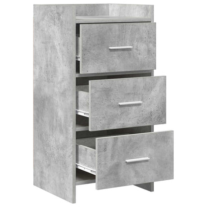 vidaXL Sideboard Concrete Grey 40 x 36 x 80 cm Engineered Wood 4