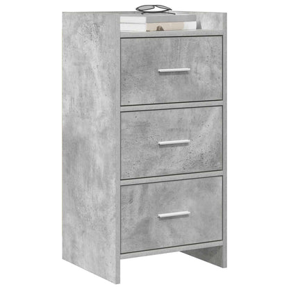 vidaXL Sideboard Concrete Grey 40 x 36 x 80 cm Engineered Wood 3