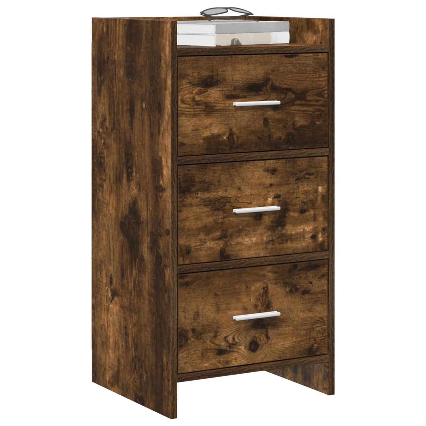 vidaXL Sideboard Smoked Oak 40 x 36 x 80 cm Engineered Wood 3