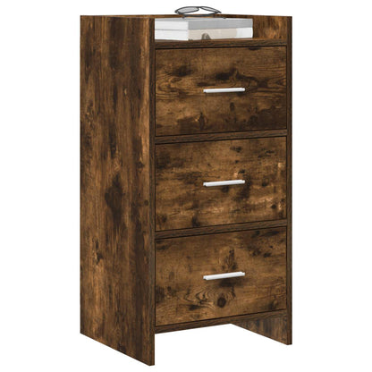 vidaXL Sideboard Smoked Oak 40 x 36 x 80 cm Engineered Wood 3