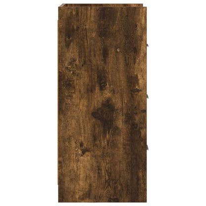 vidaXL Sideboard Smoked Oak 40 x 36 x 80 cm Engineered Wood 6