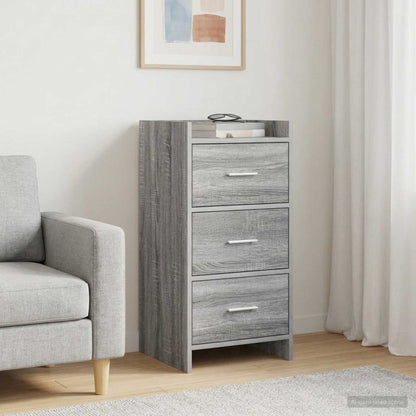 vidaXL Sideboard Grey Sonoma 40 x 36 x 80 cm Engineered Wood 1