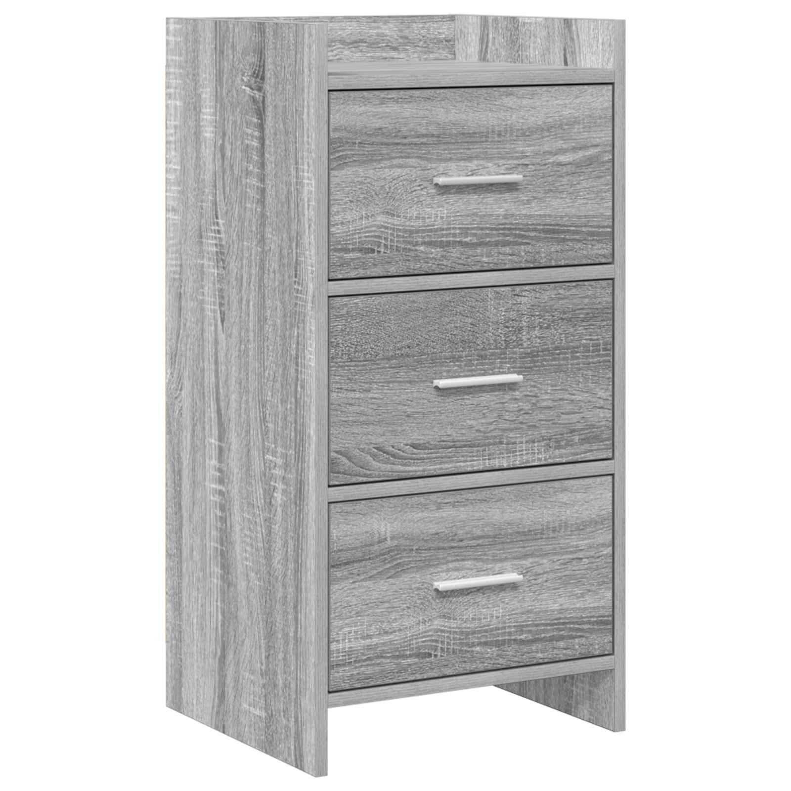 vidaXL Sideboard Grey Sonoma 40 x 36 x 80 cm Engineered Wood 2