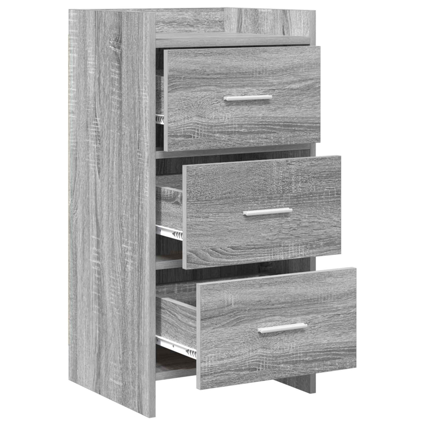 vidaXL Sideboard Grey Sonoma 40 x 36 x 80 cm Engineered Wood 4