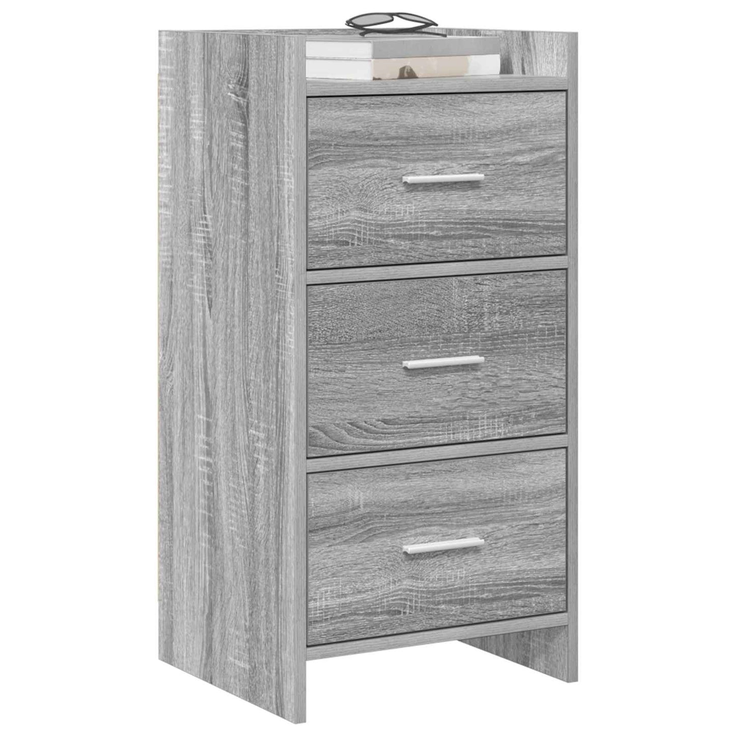 vidaXL Sideboard Grey Sonoma 40 x 36 x 80 cm Engineered Wood 3