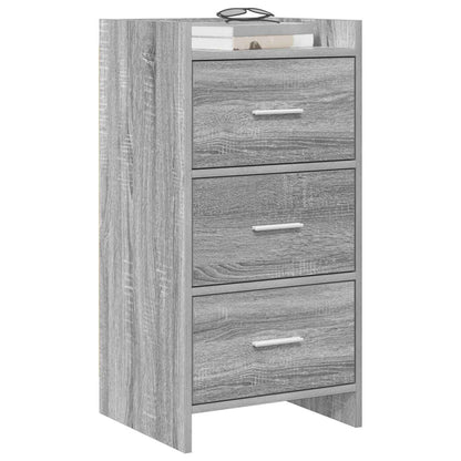 vidaXL Sideboard Grey Sonoma 40 x 36 x 80 cm Engineered Wood 3